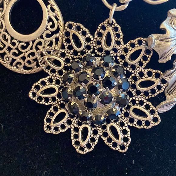 Jewelry - Chicos Silver Tone Charm Necklace